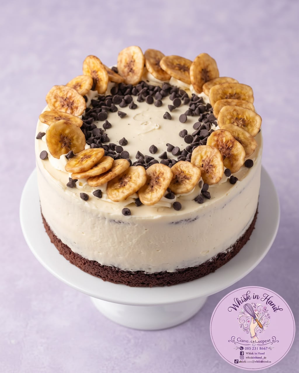 Banana Choco Chips Cake